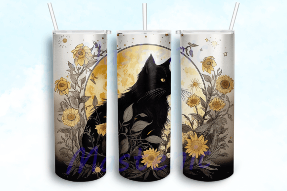 Black Cat with Moon Design Review