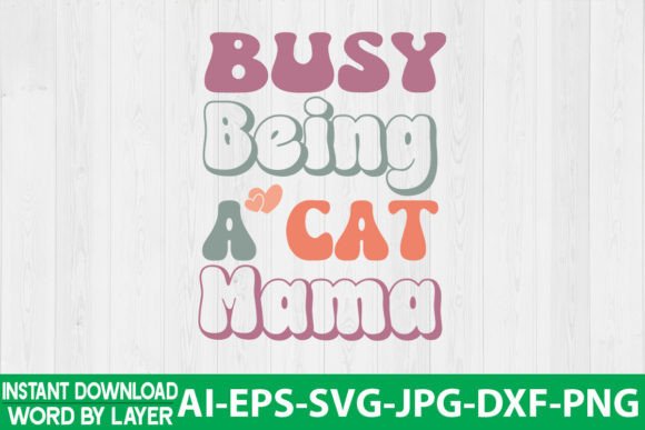 Busy Being a Cat Mama Retro Design Review