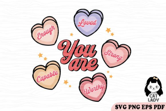 Candy Heart Valentine SVG PNG Review