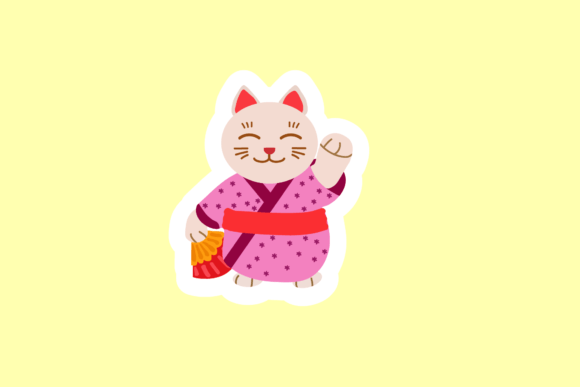 Cat Cute Japan Character Icon Stickers Review