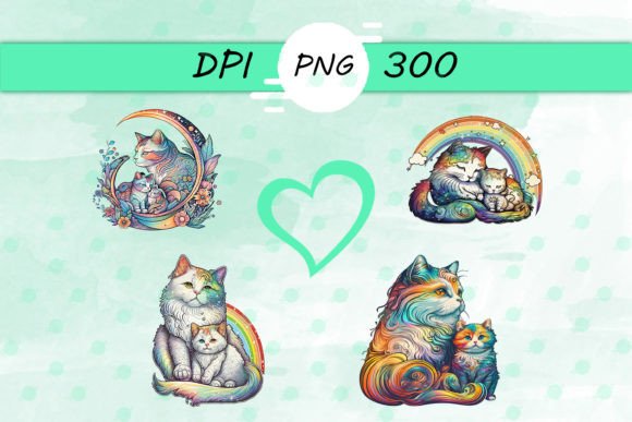 Cat Mom and Daughter Embroidery Design Review