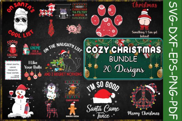 Cozy Christmas SVG Bundle Review