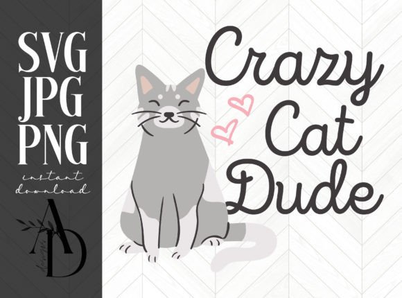 Crazy Cat Dude Gray Cat Design Review