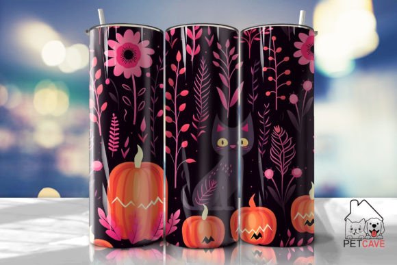 Crimson Cat Halloween Tumbler Wrap Review