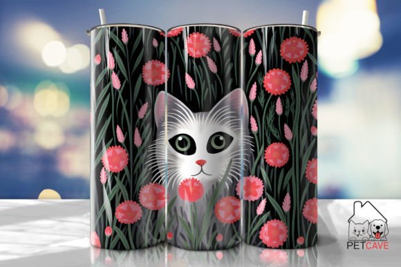 Cute Kitten Tumbler Wrap 2 Embroidery Review