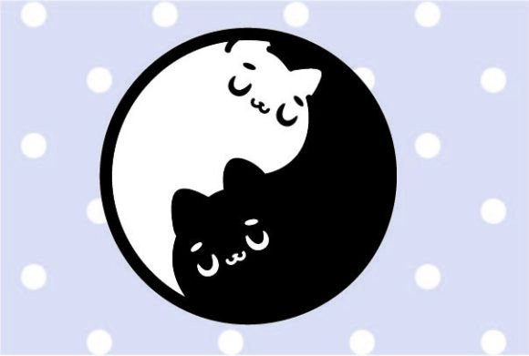 Kawaii Yin Yang Cat Embroidery Design Review