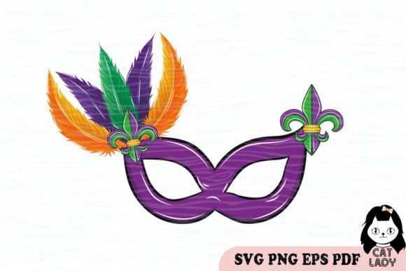 Mardi Gras Mask Clipart SVG PNG Review