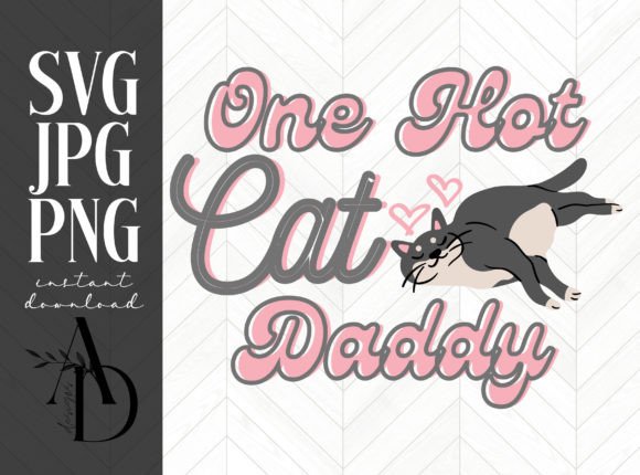 One Hot Cat Daddy Dark Colored Cat Embroidery Review