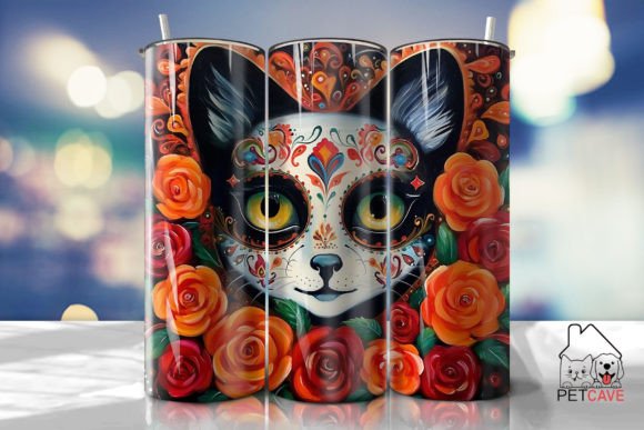 Psychedelic Cat Tumbler Wrap 3 Review