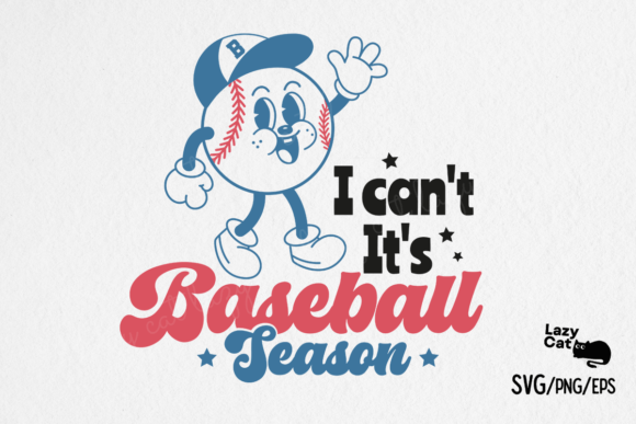 Retro Baseball Cartoon SVG Design Review