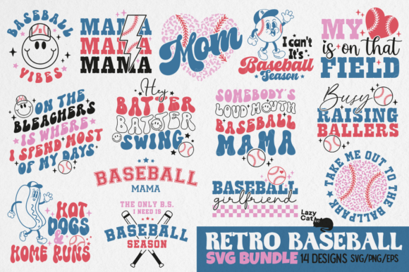 Retro Baseball SVG Design Bundle Review